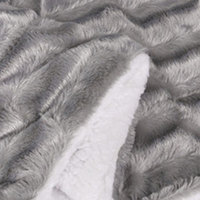 Nouvelle marque de haute qualité Tie Dye Print Double laine d'agneau fausse fourrure en peluche couverture de pile de luxe