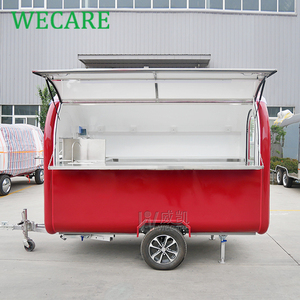 WECARE-Carrito de perritos calientes de café personalizado, móvil, cocina al aire libre, café, pollo frito, Sushi, Pizza, camión de comida, remolque con VIN - Product Image 1