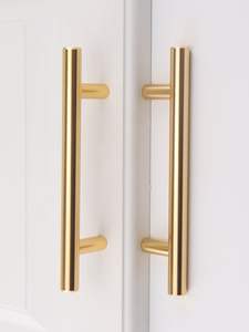 Tiradores de cajón de acero inoxidable fáciles de instalar tiradores de armario de cocina duraderos tiradores de cajón duraderos de centro de agujero de 96mm - Product Image 4