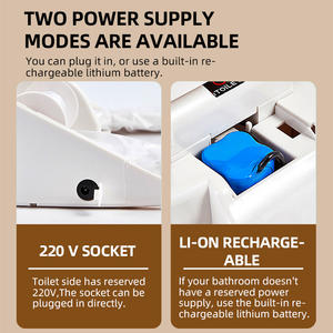 Kidoir - Tapas Inteligentes para Inodoro con Doble Asiento en Forma <span class=keywords><strong>de</strong></span> U, <span class=keywords><strong>Tapa</strong></span> Inteligente para Inodoro <span class=keywords><strong>de</strong></span> Baño - Product Image 5