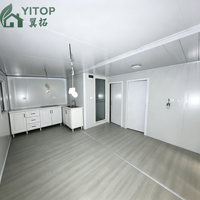 Maison pliante à deux ailes, logement conteneur extensible, bureaux, résidences, maisons préfabriquées, maison de jardin modulaire en conteneur
