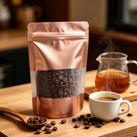 Sachet Doypack Personnalisé Imprimé pour Aliments pour Animaux avec Fenêtre Zippée pour Friandises pour Chiens et Chips de Bœuf