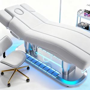 Muebles de salón Sincoo, tratamiento de masaje de <span class=keywords><strong>Spa</strong></span> médico Facial moderno, cama de mesa de belleza, cama de <span class=keywords><strong>SPA</strong></span> eléctrica de 4 motores - Product Image 4