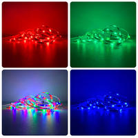 Offre Spéciale Kit Complet Neuf Bande LED SMD 2835 RGB 5M (16,4 pi) avec Télécommande IR 24 Touches et Adaptateur