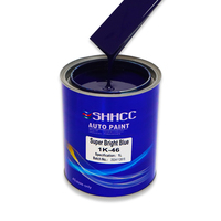 Peinture acrylique liquide SHHCC 1K, bleu super brillant, couleur bonbon, spray pour réparation de rayures et revêtement plastique