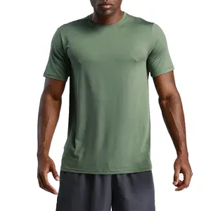 도매 주문 로고 남자의 빠른 건조한 티셔츠 압축 셔츠 운동 운동 운동 스포츠 체육관 적당 티셔츠