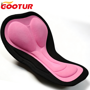 Coussin de selle de vélo 3D <span class=keywords><strong>rembourré</strong></span> pour <span class=keywords><strong>femme</strong></span>, ergonomique, absorbant les chocs, en mousse à mémoire de forme respirante et douce avec trou - Product Image 1