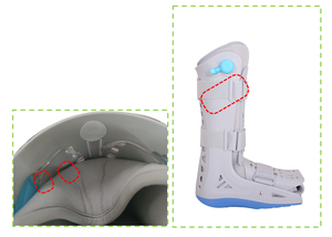 Diz desteği cihazı ortopedik Post Op kırılma kam ayak bileği Walker <span class=keywords><strong>Brace</strong></span> hava yürüyüş Boot - Product Image 6