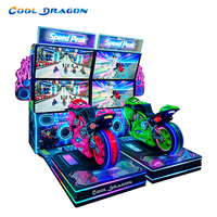 Machine de jeu de moto dynamique pour deux joueurs Cool Dragon, vente directe d'usine, personnalisation prise en charge