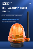 Luz de Advertencia LED YET6139 12 24 220v, Impermeable, para Automatización, Puerta Eléctrica, Puerta de Garaje, Persiana Enrollable