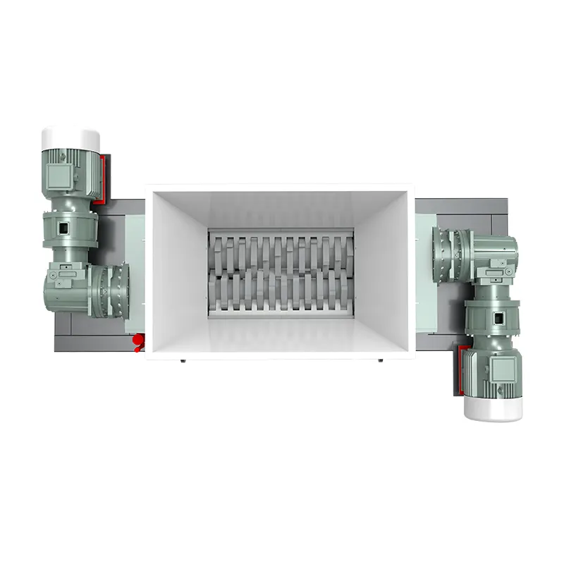 Industriële Zware Banden Rubber Recycling Crusher Hele Vrachtwagen Banden Afval Radiaalband Shredder Machine