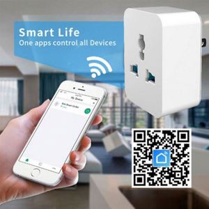 Enchufe inteligente de Control inalámbrico para el hogar, enchufe con función de sincronización compatible con IFTTT, Alexa y <span class=keywords><strong>Google</strong></span> Home, Reino Unido - Product Image 5