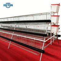 Nouveau poulailler automatique en acier galvanisé de type H Linchuan Hebei, capacité 80 kg, durée de vie 15-20 ans, garantie 5 ans