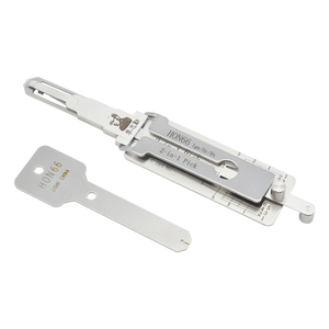 Bán Sỉ Lishi Tool Bộ Giải Mã Chìa Khóa Xe Hơi Màu Bạc Hon66 Ign 3 Trong 1 Bộ Giải Mã Chìa Khóa Xe Hơi Cho Khóa Xe <span class=keywords><strong>Honda</strong></span> - Product Image 2