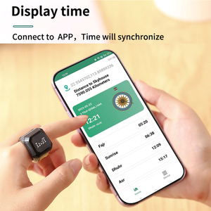 Anillo inteligente Tasbih Qibla Zikr con pantalla OLED de lujo, el más vendido, contador con aplicación, Tasbeeh Zikir para la oración musulmana - Product Image 4