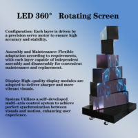 Pantalla LED Publicitaria Haowei P2, Resolución 1080P, Ángulo de Visión de 360°, Píxel de 2mm, Montaje Personalizado de 7 Capas, Uso Interior/Exterior, CMS