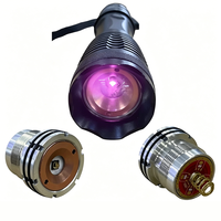 Linterna IR de Aluminio con Zoom E6, 850nm 940nm, para LED de 5W, IP65 Impermeable, Recargable 18650, Infrarroja, Roja, para Camping y Visión Nocturna