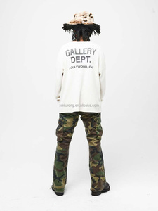 Pantalones Cargo de Camuflaje <span class=keywords><strong>Verde</strong></span> para Hombre con Diseño de Estampado de Tinta Salpicada, Estilo Casual Urbano, Corte Bootcut, Largos, de Invierno, con Estampado Frontal - Product Image 5