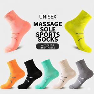 ถุงเท้าวิ่งคุณภาพสูงจากโรงงาน Nicecin รับผลิตตามสั่ง พร้อมโลโก้ ระบายอากาศ ซับเหงื่อ แห้งเร็ว บุรองรับแรงกระแทก สำหรับผู้ชาย ผู้หญิง และทุกเพศ - Product Image 2