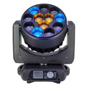 12pcs 40w RGBW 4in1 Led Zoom Wash Moving Heads Led Stage Lights