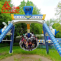 Équipement de terrain de jeux extérieur en métal, Attractions de fête foraine, Manège Marteau, Grand Pendule pour une expérience ludique excitante