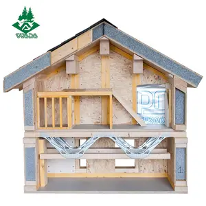 Osb panel dış yapısal yalıtımlı panel osb + eps SIP sandviç panel villa duvar için