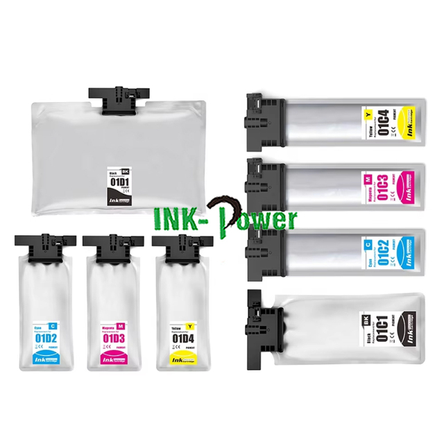 INK-POWER T01C T01D T01C1 T01D1 Premium Color Compatible Tinta Inkjet Ink Bag Cartridge for Epson Printer