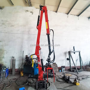 Pièces de chargeur de prise de canne <span class=keywords><strong>à</strong></span> sucre <span class=keywords><strong>remorque</strong></span> de rondin avec le chargeur de <span class=keywords><strong>bois</strong></span> de grue <span class=keywords><strong>remorque</strong></span> de <span class=keywords><strong>bois</strong></span> de quadruple de 6t - Product Image 4