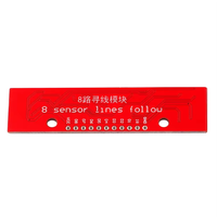 Module de capteur de suivi de ligne à 8 canaux - Carte de traçage infrarouge pour la navigation de voiture/robot intelligente