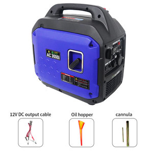ミニ220v 1000w 1.5kva、2kva、2kw、2500W、3Kva、3kw発電機、超静かなインバーター、ガソリン発電機セット - Product Image 4