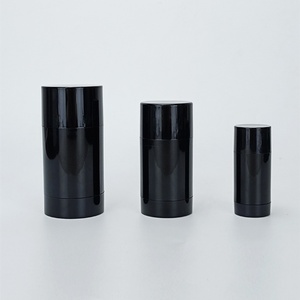 Spot Goods Round Twist up <b>Plastic</b> Deodorant <b>Tube</b> 15ml 30ml 50ml 75g Black White Empty <b>Plastic</b> Deodorant Stick Container - Product Image 2