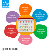 Machine d'apprentissage précoce pour les lettres de l'alphabet anglais mots phonétiques parlant oral interactif avec des cartes et des livres
