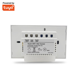 Ledeast wf001 Úc tiêu chuẩn tuya wifi thông minh tường Ổ cắm chuyển kính cảm ứng Bảng điều chỉnh nhà thông minh với Alexa và Google trợ lý - Product Image 2