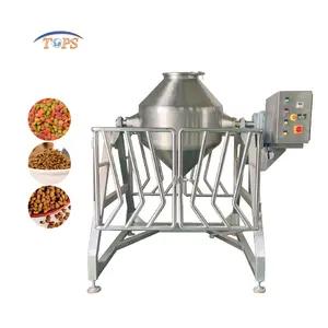 Hygienic 500L W Series Double Cone Mixer Animal Food Cat Food Dog Food Dry Powder Mixing Machine