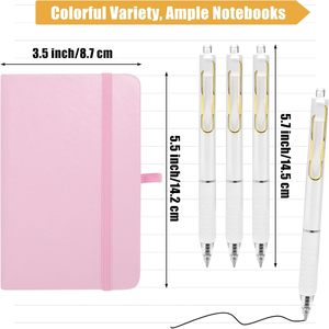 Logotipo personalizado A6 PU Mini <span class=keywords><strong>cuaderno</strong></span> <span class=keywords><strong>de</strong></span> bolsillo <span class=keywords><strong>de</strong></span> <span class=keywords><strong>tapa</strong></span> <span class=keywords><strong>dura</strong></span> con bolígrafos banda elástica diario portátil registro <span class=keywords><strong>de</strong></span> reuniones suministros <span class=keywords><strong>de</strong></span> negocios - Product Image 2