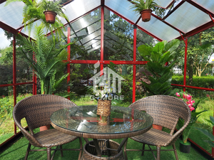 311*250*228 PRO SÉRIE EDIFÍCIOS DE JARDIM PRO SÉRIE GP935 6MM PC + 4MM PAINEL DE VIDRO ESTUFA - Product Image 4