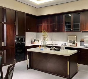 Colección de Gabinetes de Cocina Modulares Modernos de Madera Maciza de Diseño Personalizado - Product Image 3