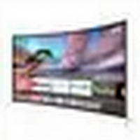Layar LED Lengkung Grosir 55 Inci Bingkai Logam Smart Android LCD TV Ultra HD Perak/Abu-abu 120Hz Sudut Pandang 178° 180cd/m