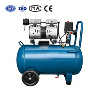 Compresseur d'air portable sans huile 8L, pompe à air 220V, mini compresseur d'air pour la maison, le garage, le gonflage des pneus, la peinture au pistolet