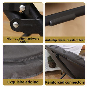 Chaise lune pliable de haute qualité E-RIKE pour l'extérieur, chaise lune portable pour <span class=keywords><strong>la</strong></span> maison et le bureau, pour adultes - Product Image 3