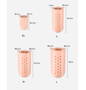 <span class=keywords><strong>Silicone</strong></span> Gel Toe Tubes Protecteurs Séparateurs Doigt Toe Sleeve <span class=keywords><strong>Tube</strong></span> Cover Cap pour les soins des pieds - Product Image 4