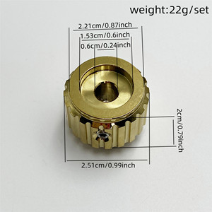 Potentiomètre de contrôle du volume et du tonalité pour guitare électrique et <span class=keywords><strong>basse</strong></span>, type d'origine, accessoires professionnels pour guitare - Product Image 2