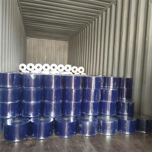 HSQY2023卸売標準2mmx 200mm/300mm屋外透明プラスチックPVCビニールストリップカーテンロール透明PVCカーテン