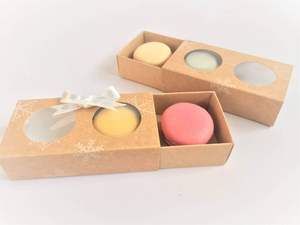 Boîte à macarons avec fenêtre transparente Emballage en papier rigide pour bonbons et chocolats dans une présentation cadeau élégante - Product Image 5