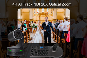 กล้อง 4K NDI ซูมออปติคอล 20 เท่า พร้อมระบบติดตามอัตโนมัติด้วย AI (3 ตัว) + ชุดควบคุม PoE รุ่น MC3808&MKB20 กล้อง 4K NDI ซูมออปติคอล 20 เท่า - Product Image 6