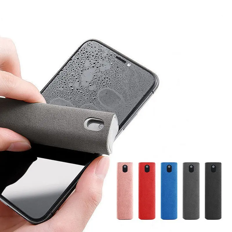 Pembersih layar sentuh portabel, semprotan pembersih layar ponsel 2 dalam 1, Pembersih ponsel portabel layar sentuh