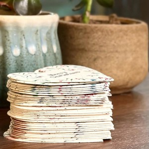 Custom <b>Seed</b> <b>Paper</b> Wedding Invitations/Greeting Cards/Postcards Eco-Friendly Plantable Stationery 20+<b>Seeds</b> available - Product Image 4