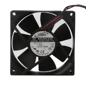 ADDA 24V 48V DC12V 0.16A EC AC 80x80x20mm 8020 8cmAxial flow centrifugal ventilation exhaust industrial AD0812MB-C76 cooling fan