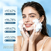 Nettoyant Visage Moussant à l'Acide Hyaluronique Multi-Molécules et Acides Aminés Hydratant pour Peaux Sèches et Sensibles – Mousse Nettoyante Hydratante