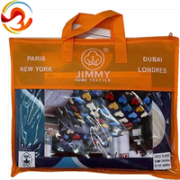 Changyi BAIYI Usine Style Africain Personnalisé Multi Taille 3D Imprimé Polyester Fleur Rideau Ensemble de Literie